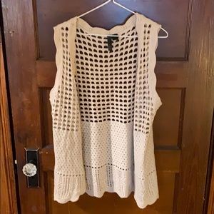 Crochet vest